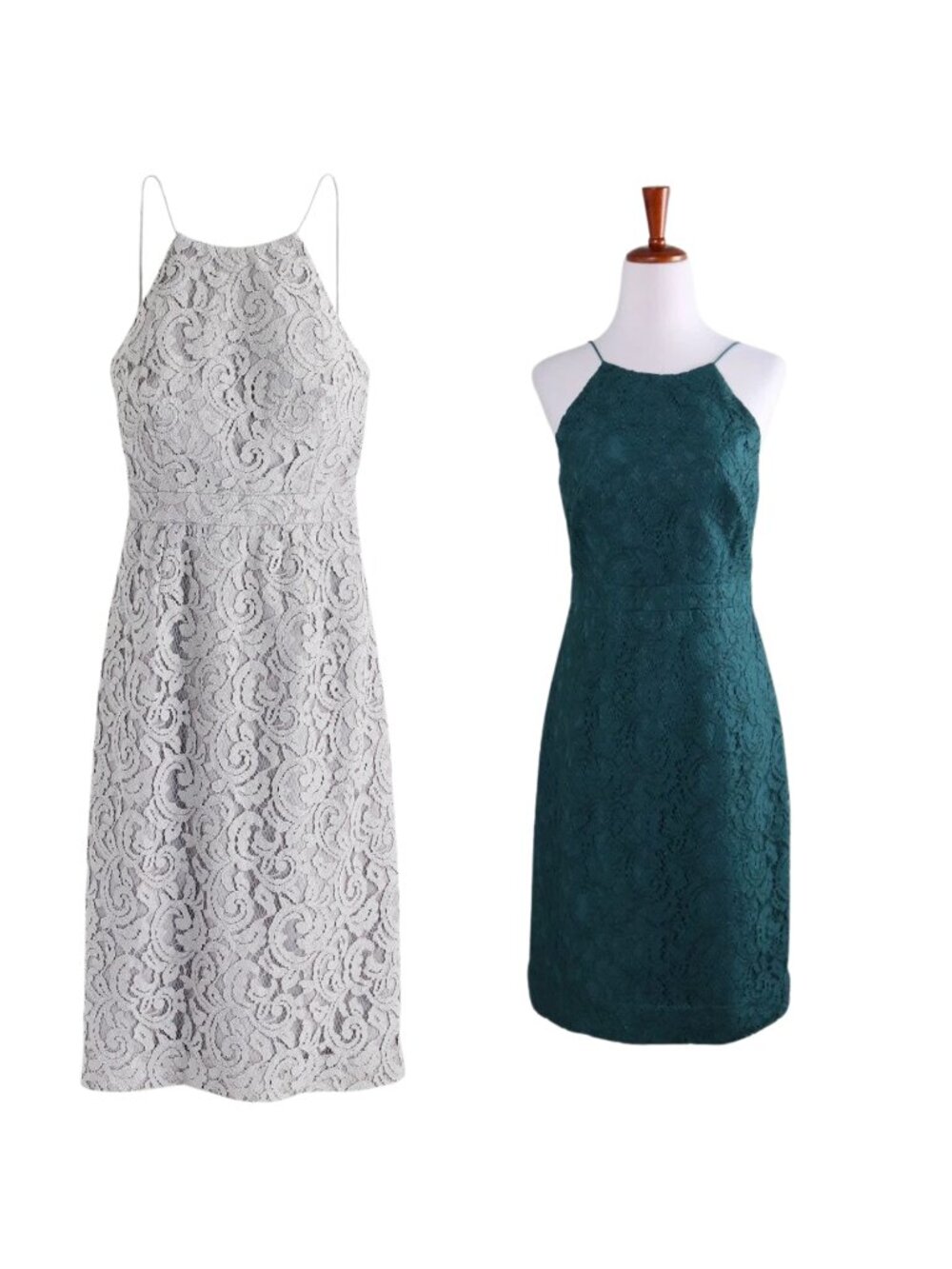 J Crew Lydia Dress in "Leavers Lace", size 8, gorgeous rich blue/green!  NWT!